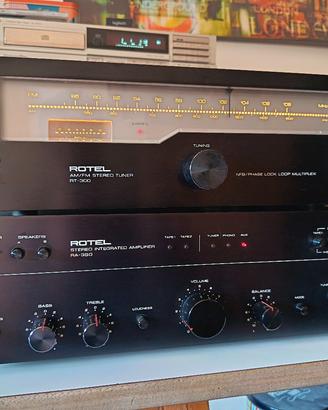 Rotel RA-350 / RT-300 Amplificatore e Tener 