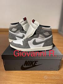 NIKE AIR JORDAN 1 HIGH OG - WASHED BLACK-43-NUOVE