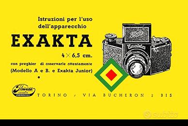 LIBRETTO EXAKTA JUNIOR A B 1000 RTL/VAREX IIA IIB