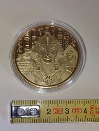 Moneta Amuleto Cleopatra Stella di David Fortuna