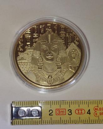 Moneta Amuleto Cleopatra Stella di David Fortuna