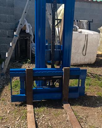 Colonna bandiera muletto per trattore