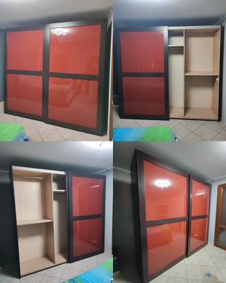 Armadio 2 ante scorrevoli maxi 275x250x65