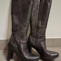 Stivali neri in pelle TG.37-SanFrediano