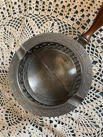 Portacenere in peltro vintage primo anni 900