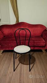 Sedie stile Thonet con coprisedia artigianale