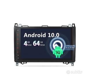 RADIO GPS ANDROID 14 PER MERCEDES CLASSE A B VITO 