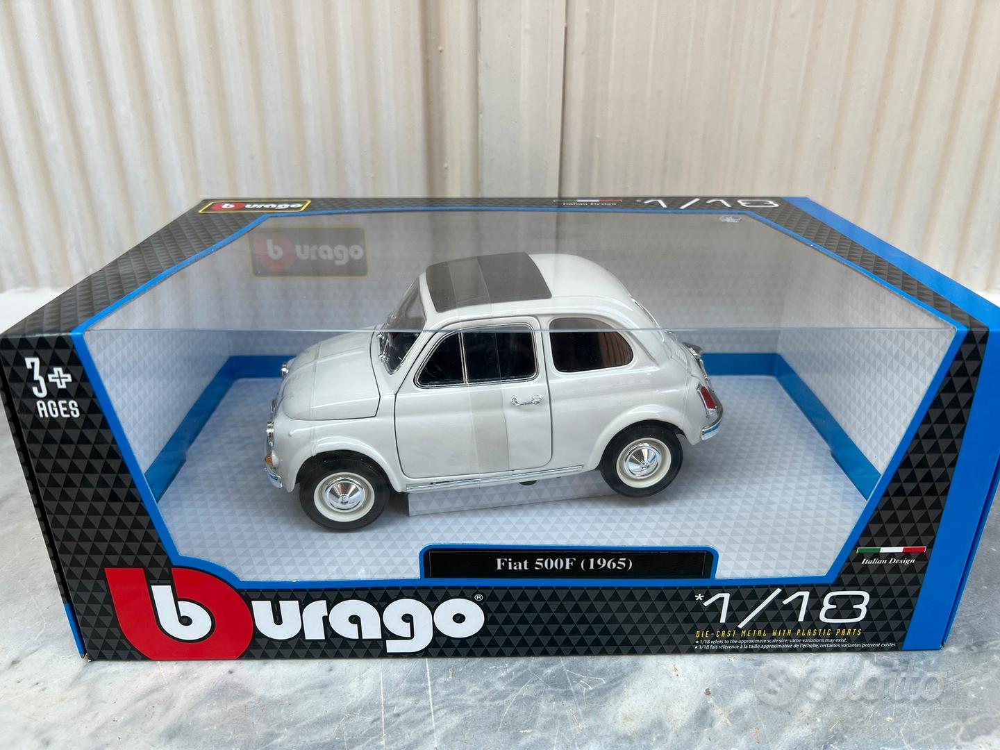 modellino auto fiat 500 E scala 1:43 burago nuovo - Collezionismo In  vendita a Ancona