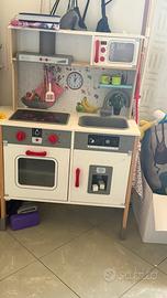 Cucina in legno bambina