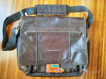 Borsa tracolla porta PC Piquadro pelle