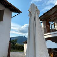 Ombrellone da giardino in alluminio