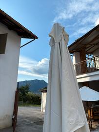 Ombrellone da giardino in alluminio