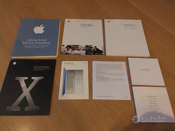 Lotto manuali originali Apple Macintosh Powerbook