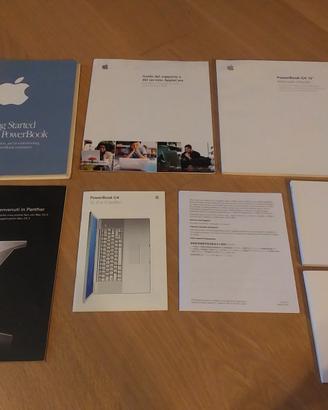 Lotto manuali originali Apple Macintosh Powerbook