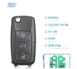 CHIAVE COMPLETA SEAT VOLKSWAGEN VW SKODA VARI MODE