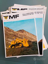 Lotto Depliant MF ruspe anni 60 70 