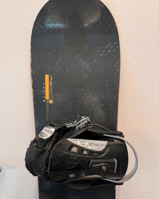 Tavola snow board Artec (160) con attacco Union