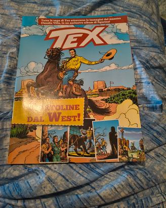 Tex, cartoline dal west , album vuoto.