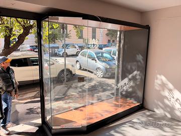 Vetrina Espositiva professionale vetro e metallo