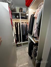 Intera cabina  armadio Pax ikea con luci 150 euro