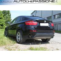Scarico Sportivo FOX in acciaio omologato per Bmw 