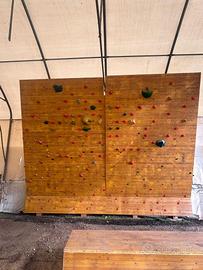 Pannello Arrampicata Inclinabile 2.5 m x 4 m