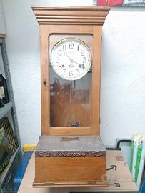 Orologio Pendolo timbra cartellini 1930