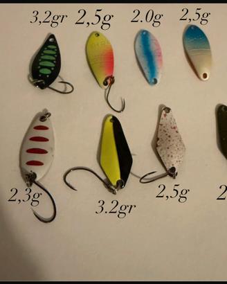Ondulanti pesca a spinning trout area