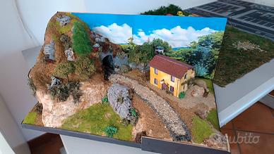 Diorama cantoniera scala 1/60 - 1/87 circa