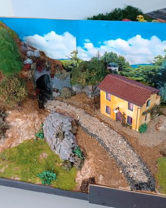 Diorama cantoniera scala 1/60 - 1/87 circa