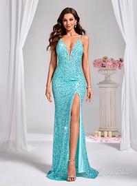 Vestito da sera  lungo in paillettes