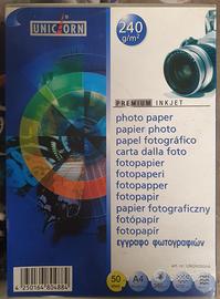 Carta Fotografica Inkjet A4 50 fogli 240 gr.