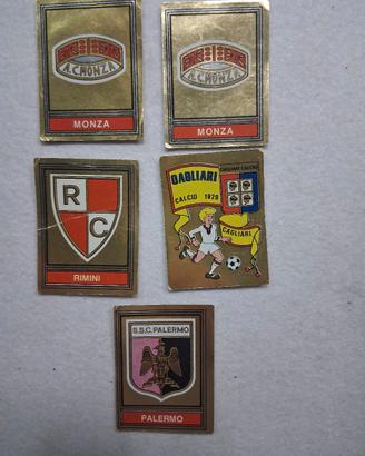 5 scudetti album calciatori 1980 81 con velina