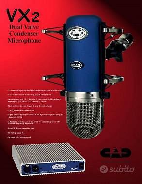 Microfono A Condensatore CAD A Collo D'oca - Per Strumenti A Percussione (toms, Congas, Cajon), Pattern Cardioide