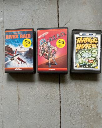 Lotto 3 giochi vintage  MSX Rari