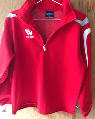 Felpa sportiva Virma rossa