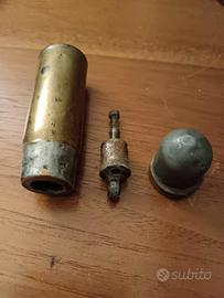 Accendino vintage realizzato da bossolo 15mm M38 —