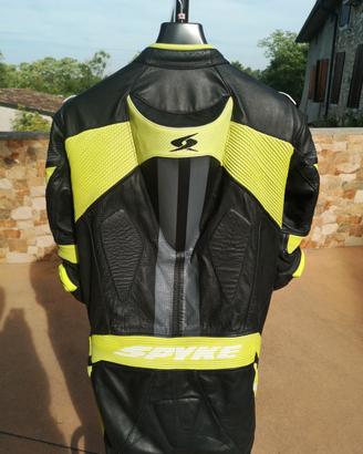 tuta moto 50 spyke intera in pelle