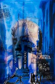 Opera pop art su plexiglass 60x90- Robert de niro