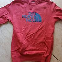 felpa North face rossa 