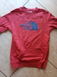 felpa North face rossa 