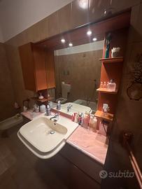 Mobile bagno in legno massello ciliegio