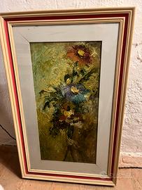 Quadro con fiori di Guidi Gino