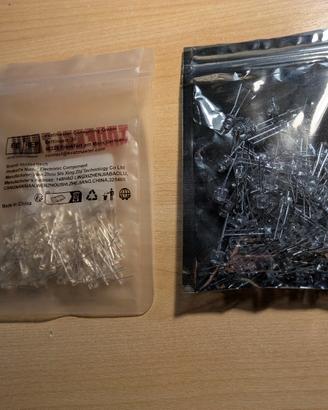 Set luci led fotodiodi giallo 200 pz