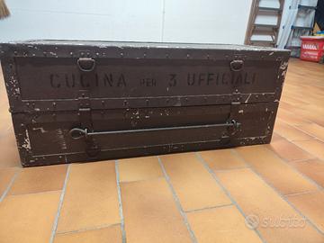 Cucina da campo per 3 ufficiali 