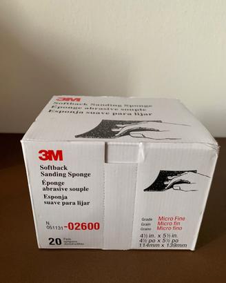 Spugna abrasiva 3M Micro Fine - 5 pezzi