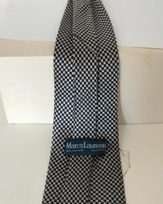 Cravatta MARCO LAURENTI 100% Pura Seta - Made in I