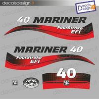kit di adesivi per motore marino mariner 40 cv EFI