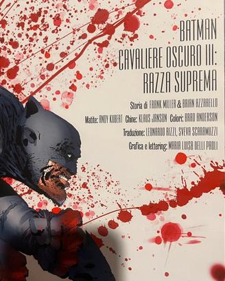 Bat man cavaliere oscuro la razza suprema
