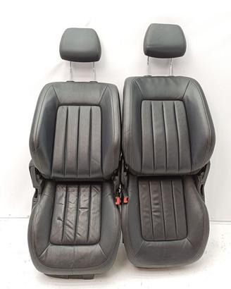 Set sedili anteriore in pelle nero mercedes cls 25
